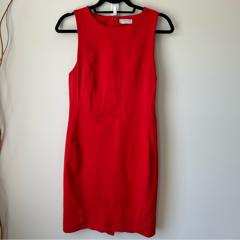 Babaton Red Sleeveless Dress